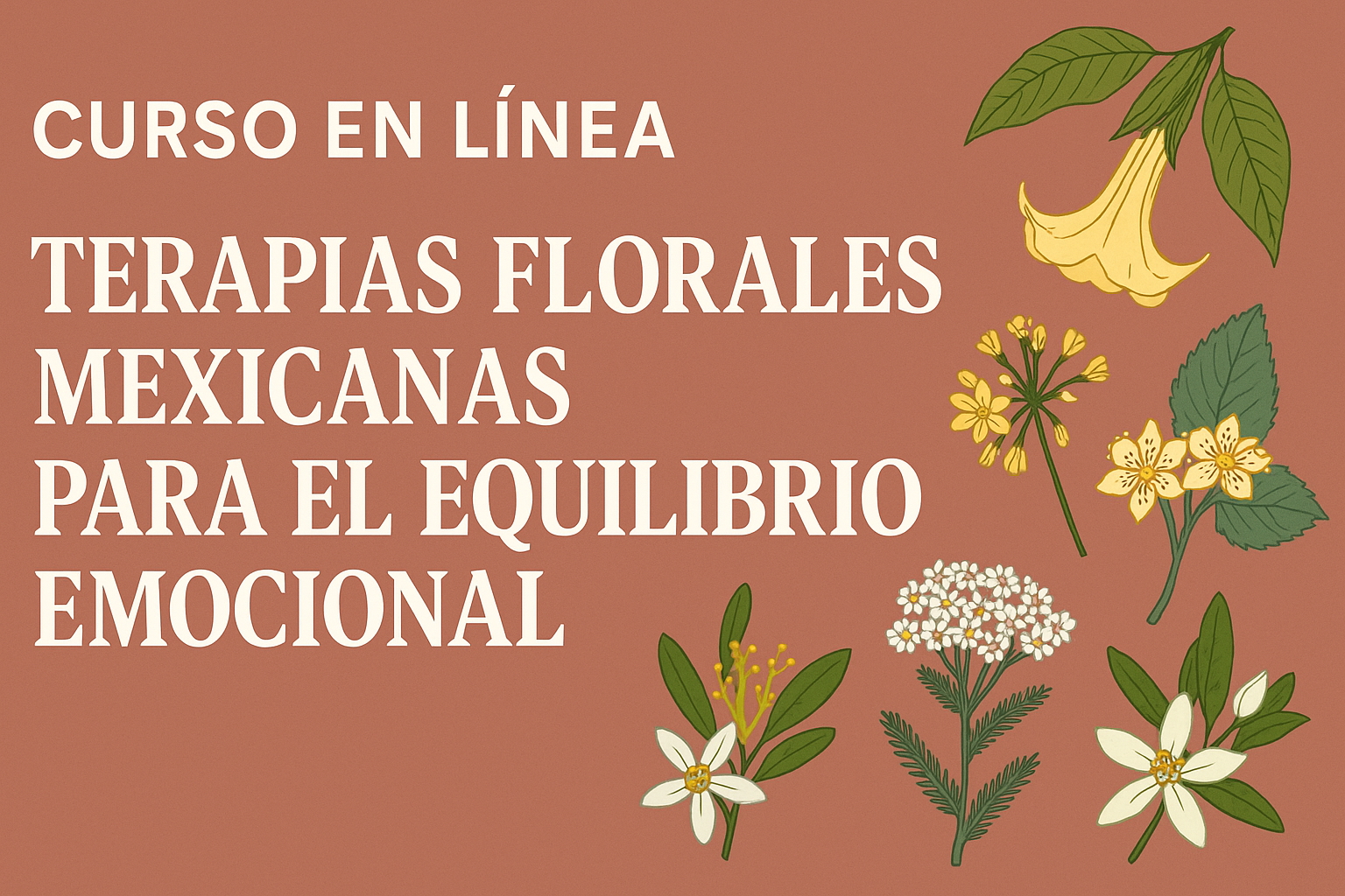 Terapia floral mexicana para el equilibrio emocional