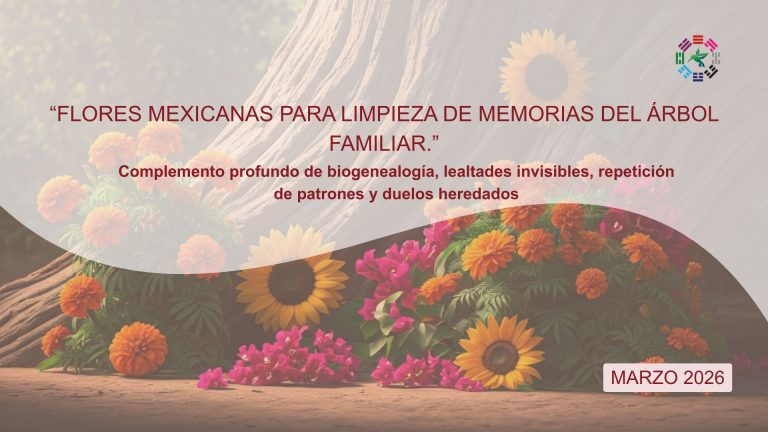 Terapia Floral Mexicana para Limpieza de Memorias del Árbol Familiar; Complemento profundo de biogenealogía, lealtades invisibles, repetición de patrones y duelos heredados