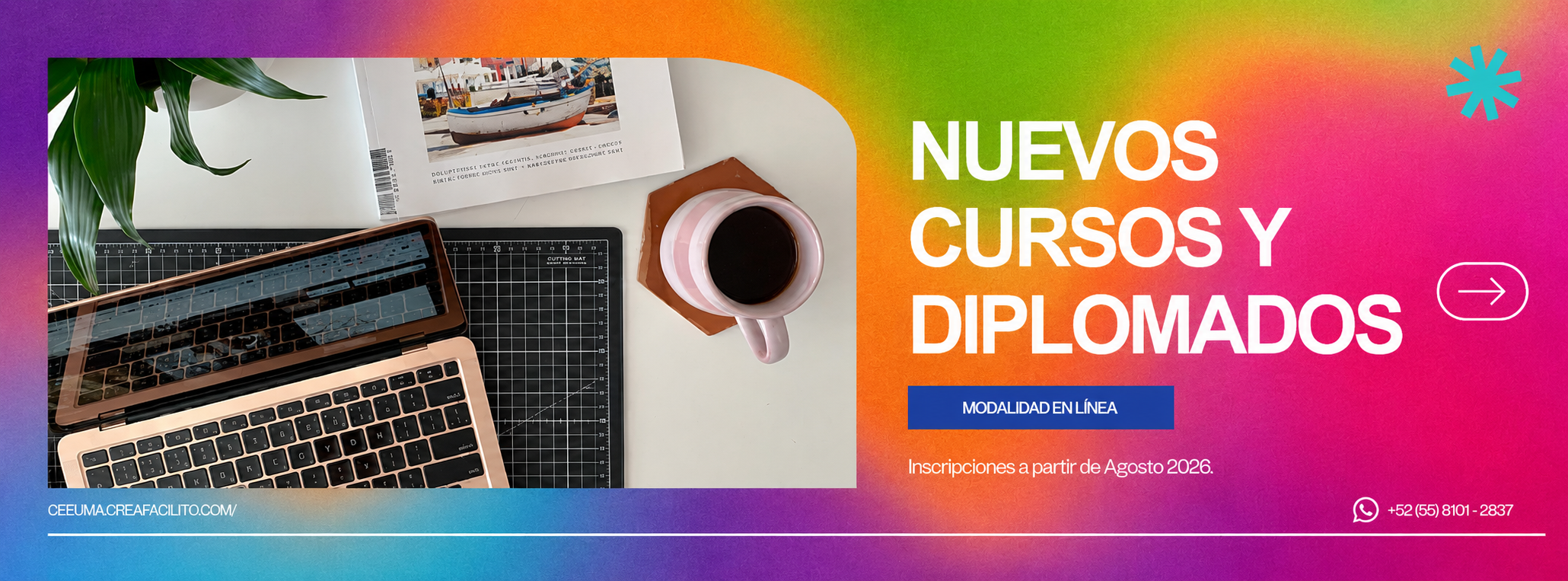 Conoce nuestros nuevos cursos, ¡Adquiere nuevos conocimientos!